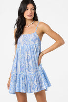 O'NEILL SWS RILEE PRINTED MINI COVERUP AZR XS