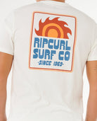 RIP CURL PACIFIC RINSE SUNRISE TEE 3021-BONE M