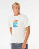 RIP CURL PACIFIC RINSE PSYCH TEE 3021-BONE M