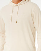 RIP CURL PACIFIC RINSE TEX HOOD 8861 - Vintage White S
