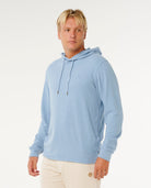 RIP CURL PACIFIC RINSE TEX HOOD 4737 - FADED DENIM L