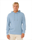 RIP CURL PACIFIC RINSE TEX HOOD 4737 - FADED DENIM L
