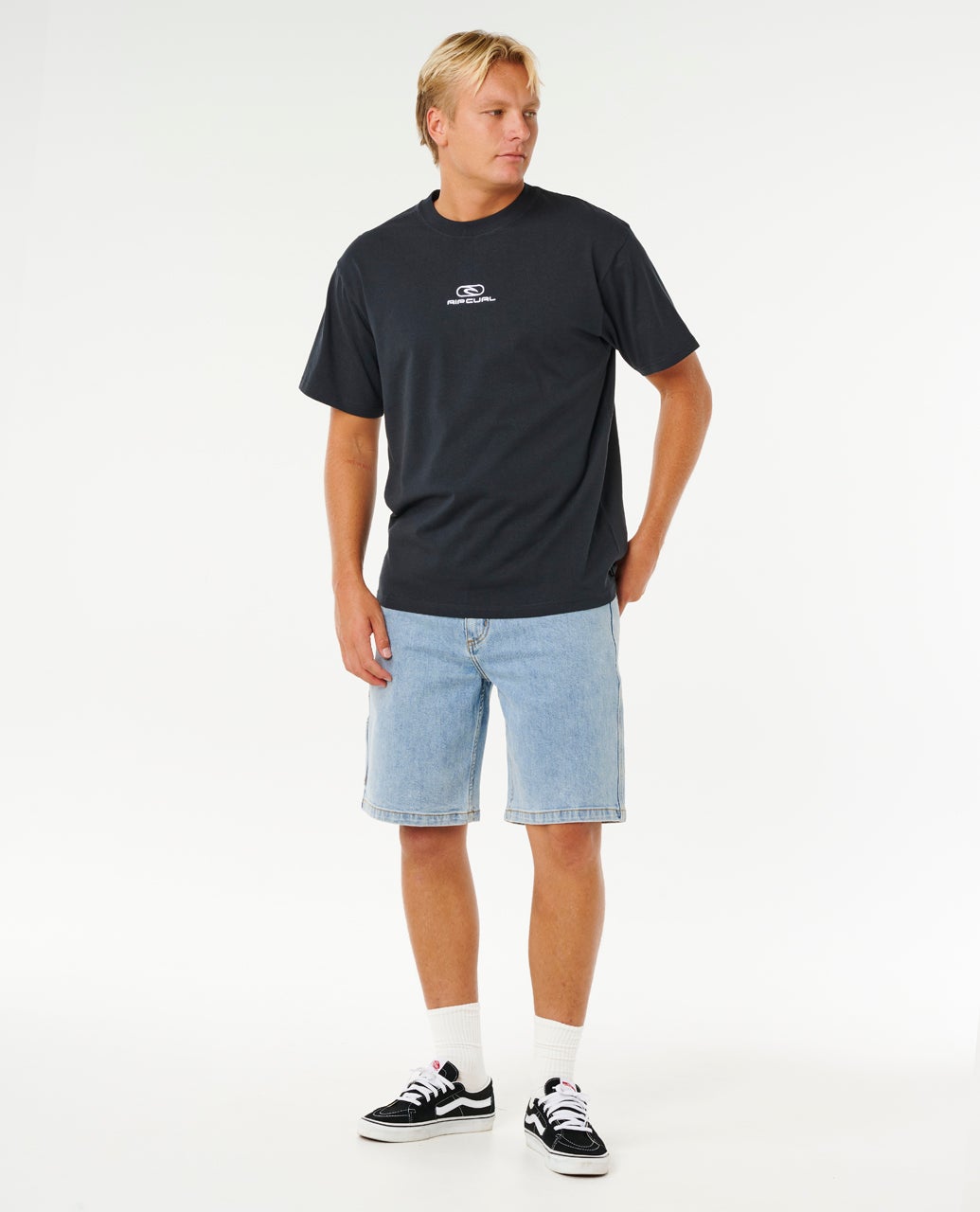 RIP CURL PILL ICON TEE 0090 - Black XL