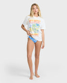 BILLABONG LUSH ESCAPE SS TEE SCS1-SALT CRYSTAL S