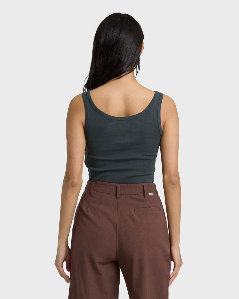 BILLABONG VACATION SOIL TANK OB1-OFF BLACK L