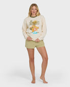 BILLABONG FRESHEST THINGS CREW FLC WCP-WHITE CAP L