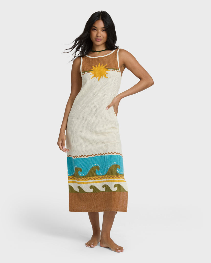 BILLABONG SOLAR BABE MIDI CFF-CARAMEL CAFE M