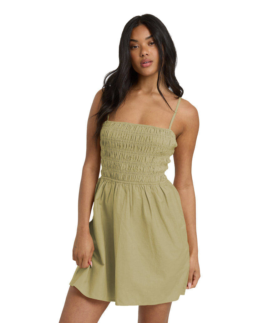 BILLABONG SUNS OUT MINI DRESS CAC-CACTUS L