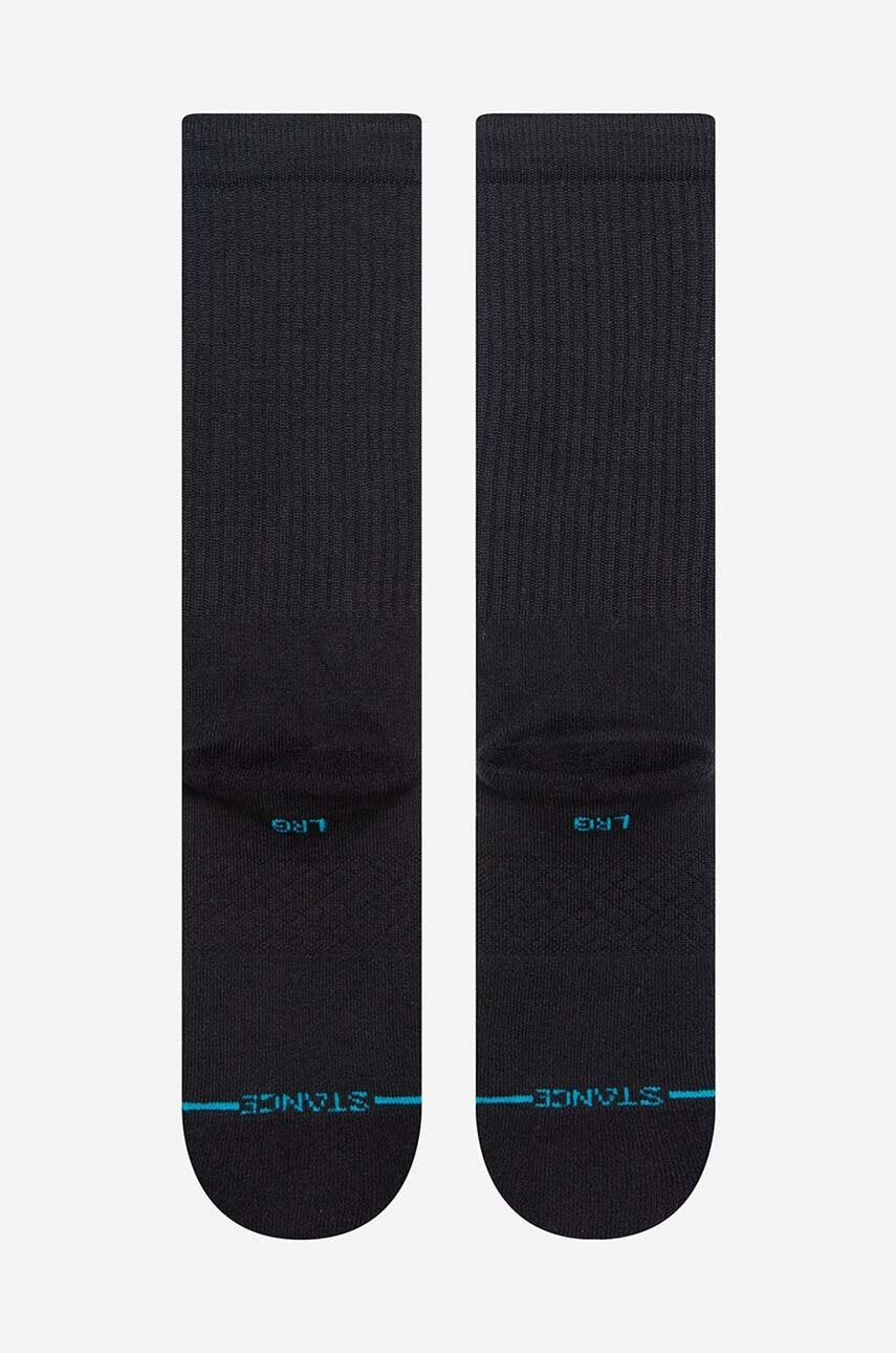 STANCE SHELTER MENS SOCK BLK-BLACK M