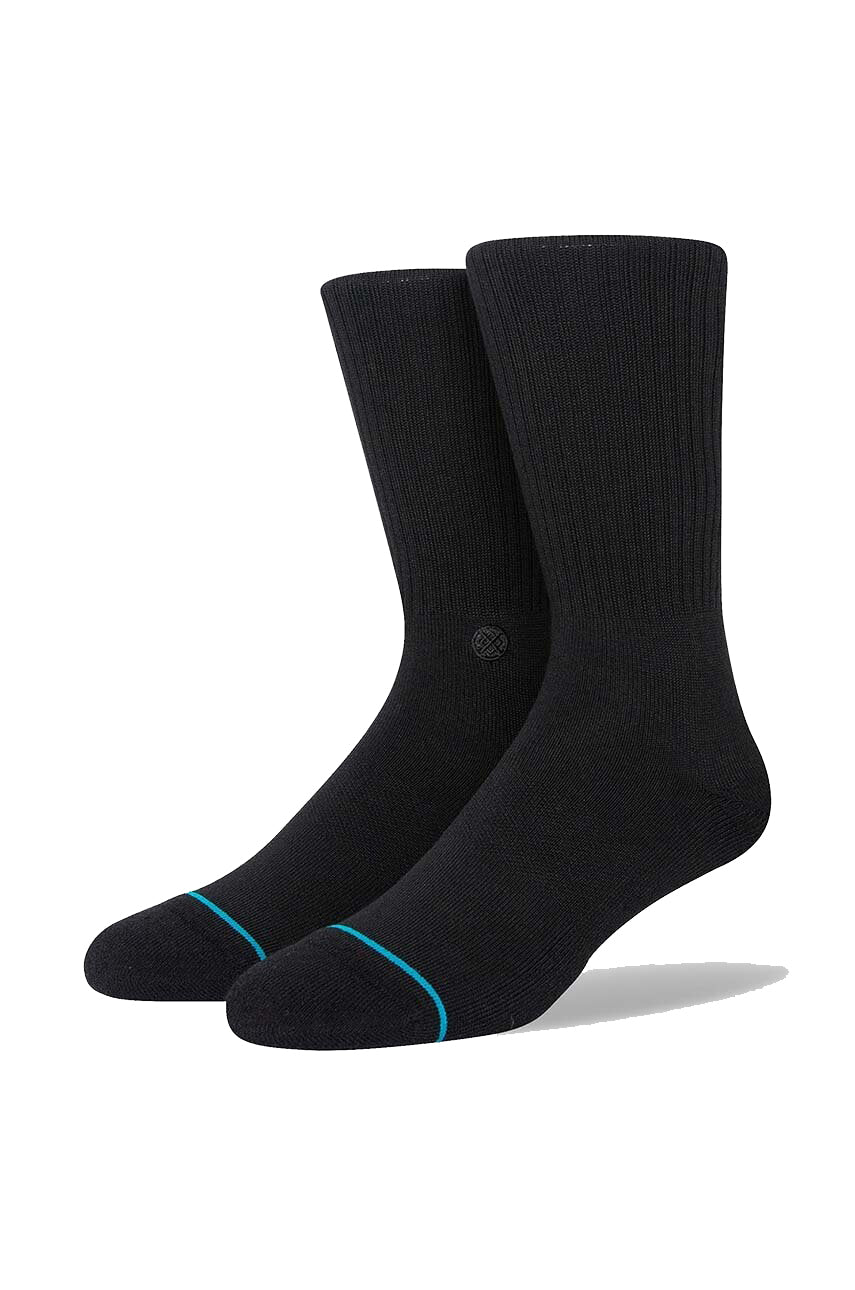 STANCE SHELTER MENS SOCK BLK-BLACK M