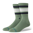 STANCE BOYD ST CREW SOCKS GRN-GREEN M