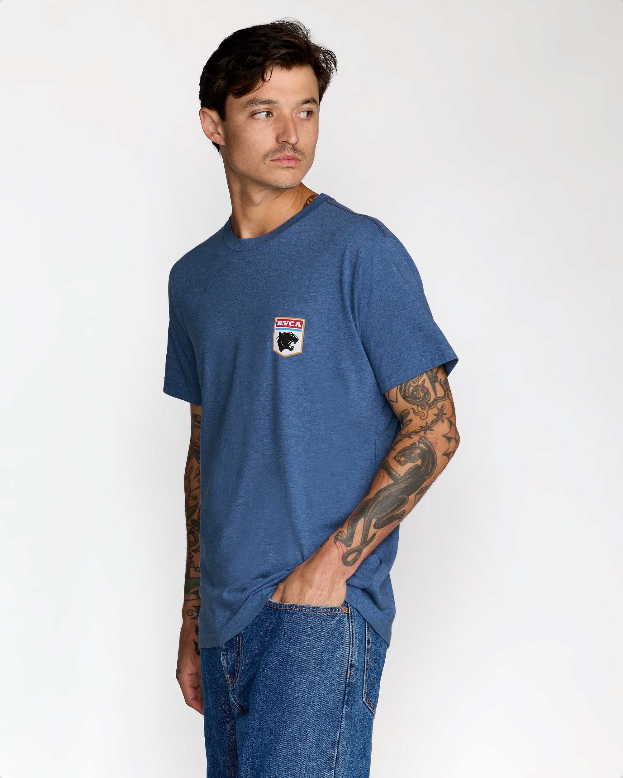 RVCA PANTERO SS IND-INDIGO L