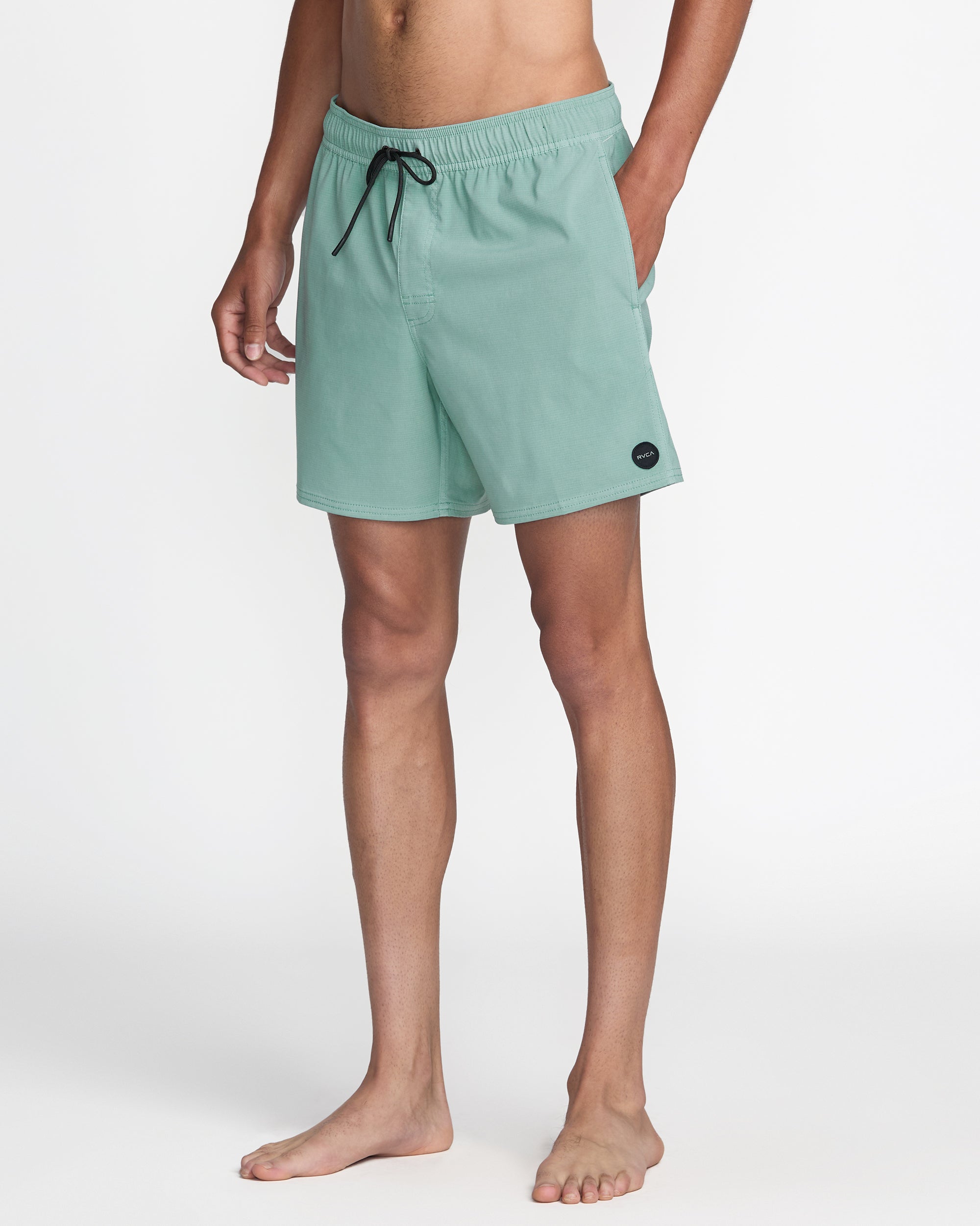 RVCA VA PIGMENT ELASTIC SHORT 16 BHZ-BLUE HAZE L