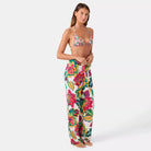 ROXY BEACH BLOSSOM TIE FRONT FOM-FLORAL MULTI L