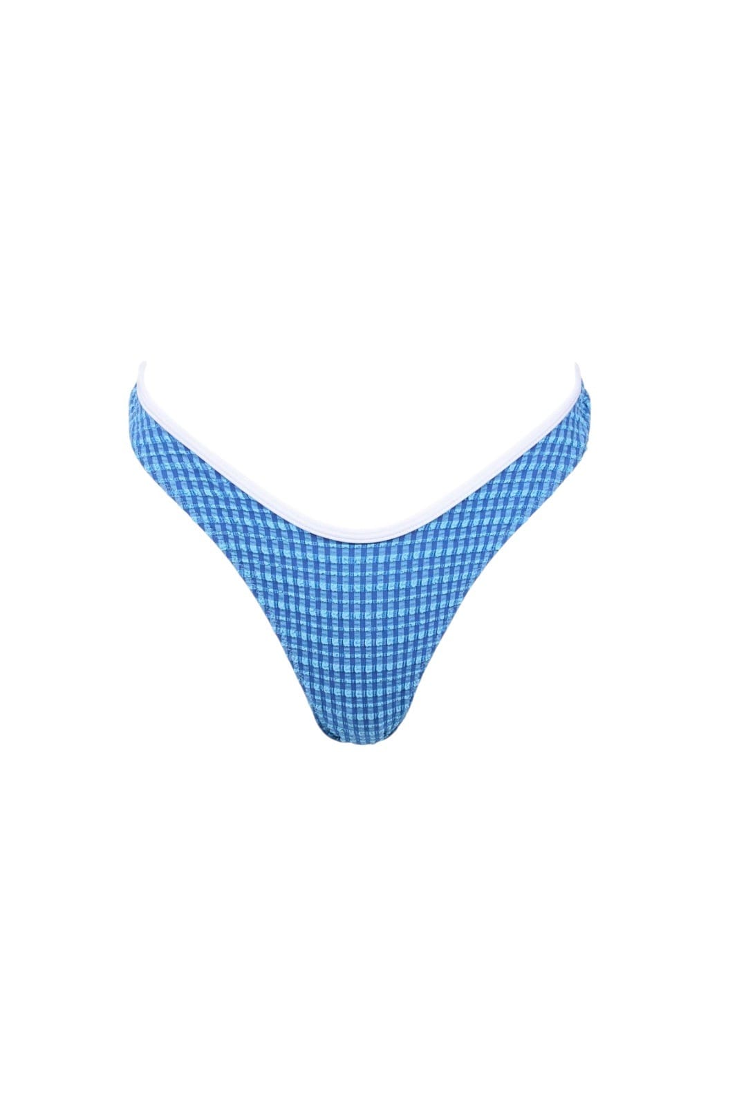 RHYTHM LOLA CHECK HI CUT PANT BLU-BLUE 4L