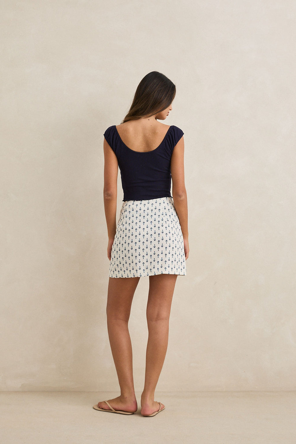 RHYTHM SEACLIFF MINI SKIRT NAT-NATURAL 3M