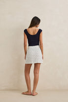 RHYTHM SEACLIFF MINI SKIRT NAT-NATURAL 4L