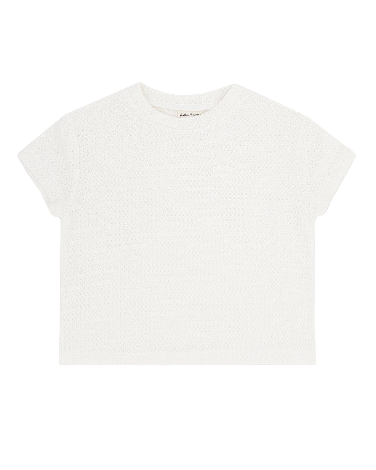 Feather 4 Arrow Crochet 4 Days Top WHT - WHITE 12-13Y