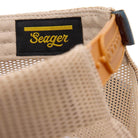Seager Branded Trucker Snapback Blue/Tan O/S