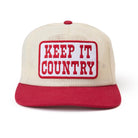 Seager Keep It Country Mesh Trucker Cream/Red O/S