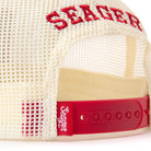 Seager Keep It Country Mesh Trucker Cream/Red O/S