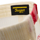Seager Keep It Country Mesh Trucker Cream/Red O/S