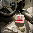 Seager Keep It Country Mesh Trucker Cream/Red O/S