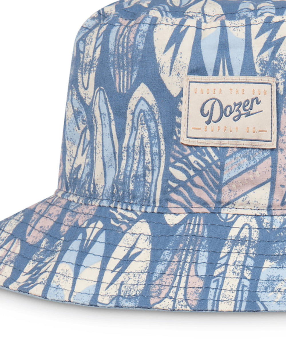 Dozer Boys Bucket Hat Bremer  Teal 2-5