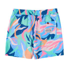 Party Pants Boys Swim Trunks W-T-Floral-LtBlue M