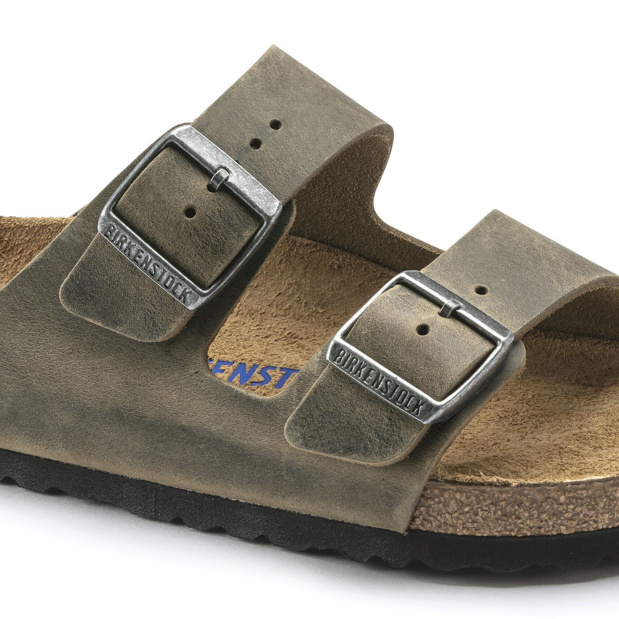 Birkenstock Arizona Mens Sandal Suede-Faded Khaki 9