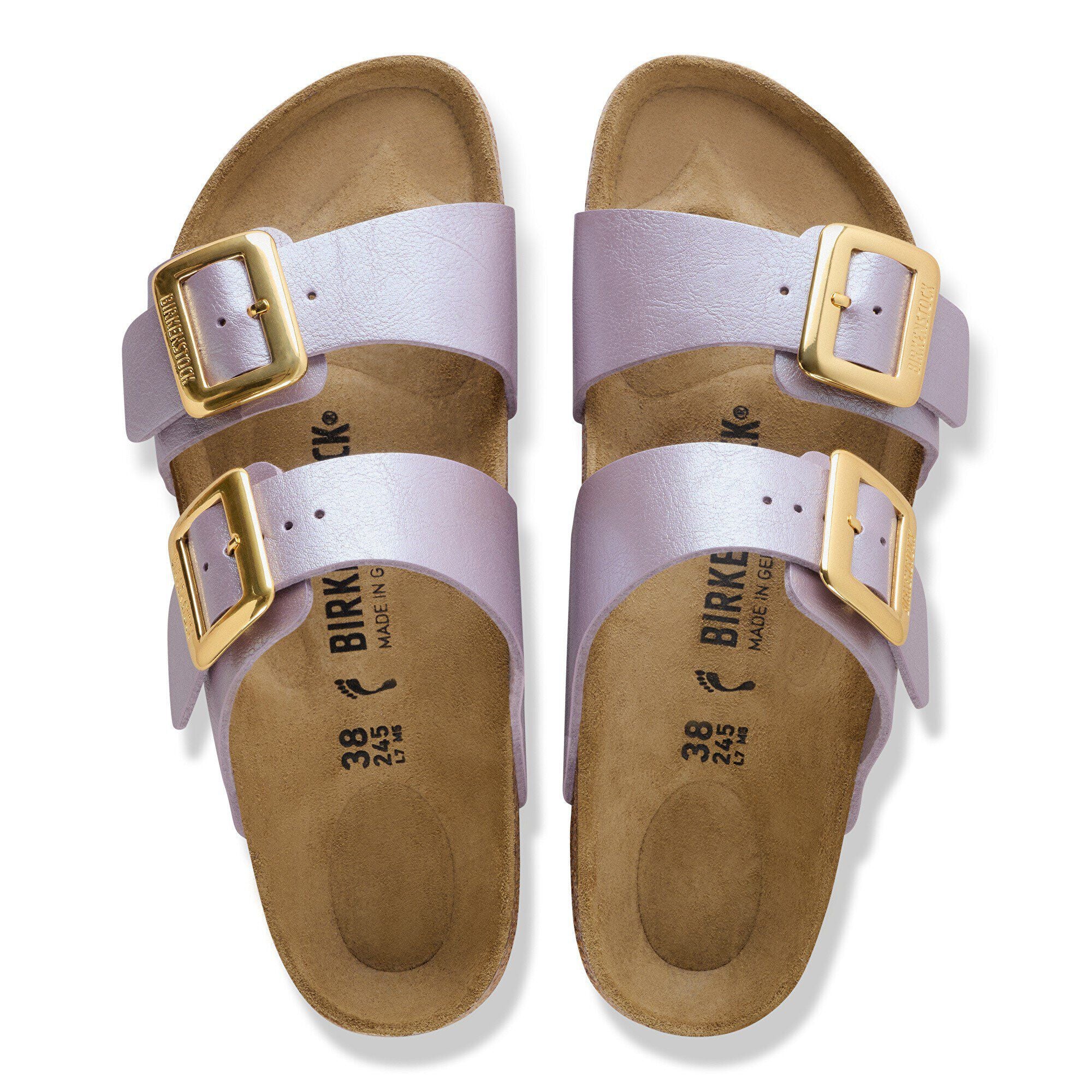 Birkenstock Sydney Luxe Buckle Womens Sandal Birko-Flor-Graceful Orchid 7