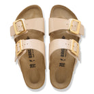 Birkenstock Sydney Luxe Buckle Womens Sandal Birko-Flor-Patent Sand 6