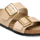 Birkenstock Sydney Luxe Buckle Womens Sandal Birko-Flor-Patent Sand 6