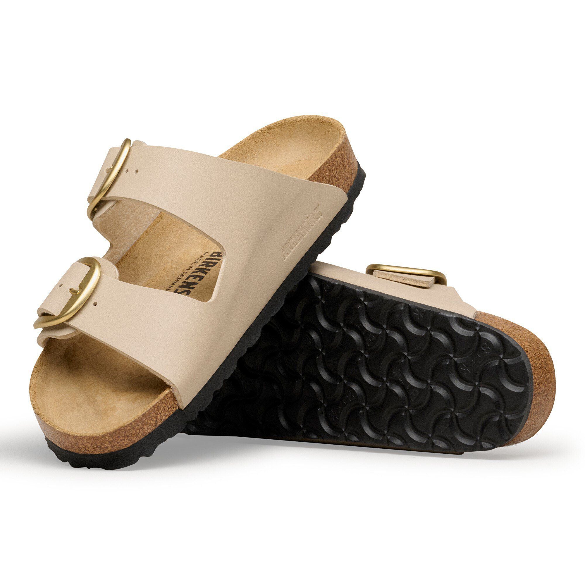 Birkenstock Arizona Big Buckle Womens Sandal Birko-Flor-Sandcastle 7