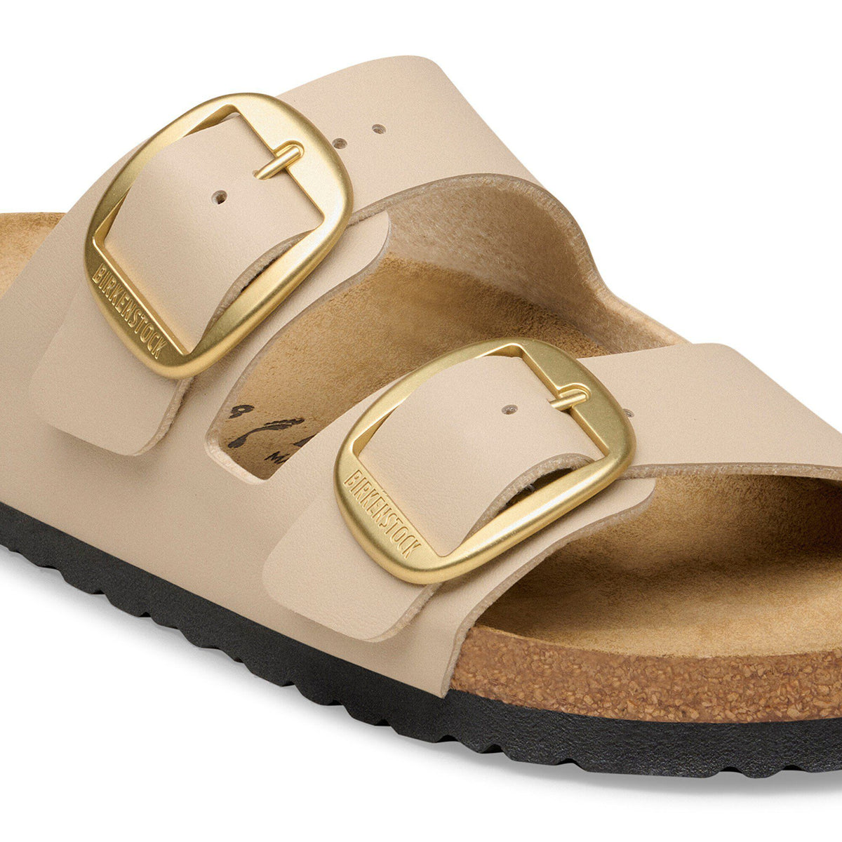 Birkenstock Arizona Big Buckle Womens Sandal Birko-Flor-Sandcastle 9