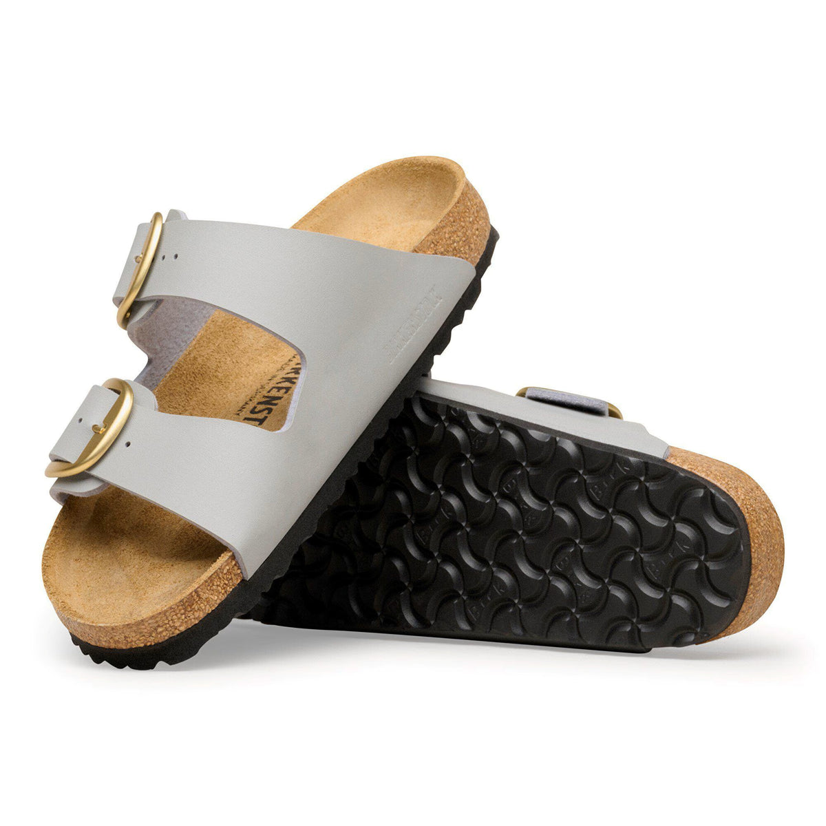 Birkenstock Arizona Big Buckle Womens Sandal Birko-Flor-Stone Coin 6