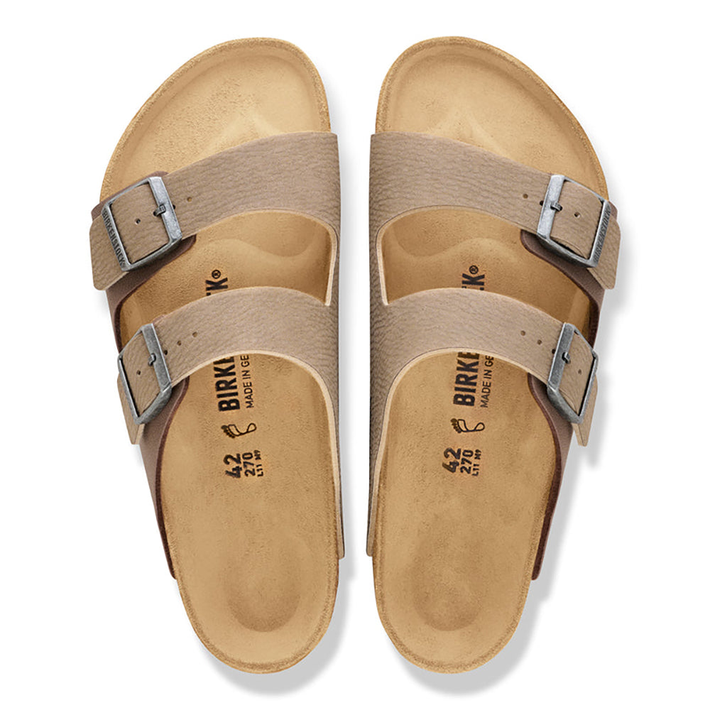 Birkenstock Arizona Mens Sandal Desert Birkibuc-Birkibuc-Taupe-Mocha 9