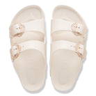 Birkenstock Arizona Flower Buckle Active EVA Girls Sandal Eggshell 1 Y
