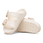 Birkenstock Arizona Flower Buckle Active EVA Girls Sandal Eggshell 3 Y