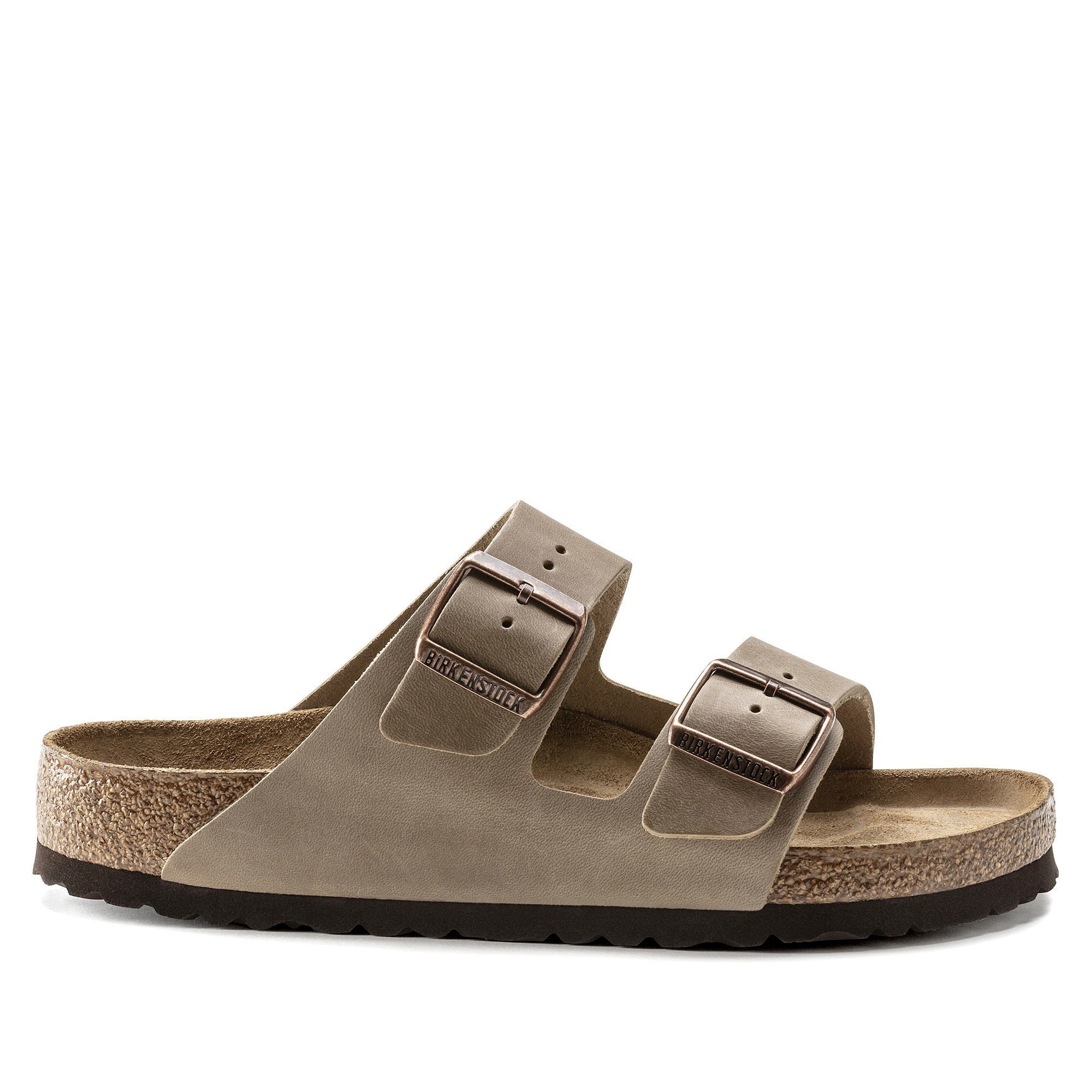 Birkenstock Arizona Big Buckle Womens Sandal Oiled Leather-Tobacco 10