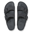 Birkenstock Arizona Mens Sandal Suede-Charcoal 11