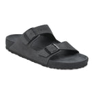 Birkenstock Arizona Mens Sandal Suede-Charcoal 9