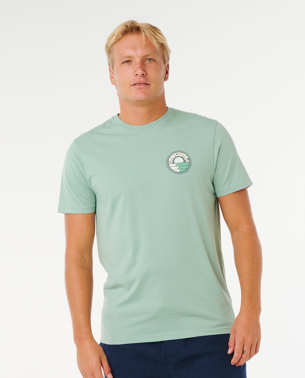 RIP CURL PACIFIC RINSE STACKED TEE 3237 - Aloe S