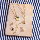 Pura Vida Allegra Charm Necklace 5PK Gold 0