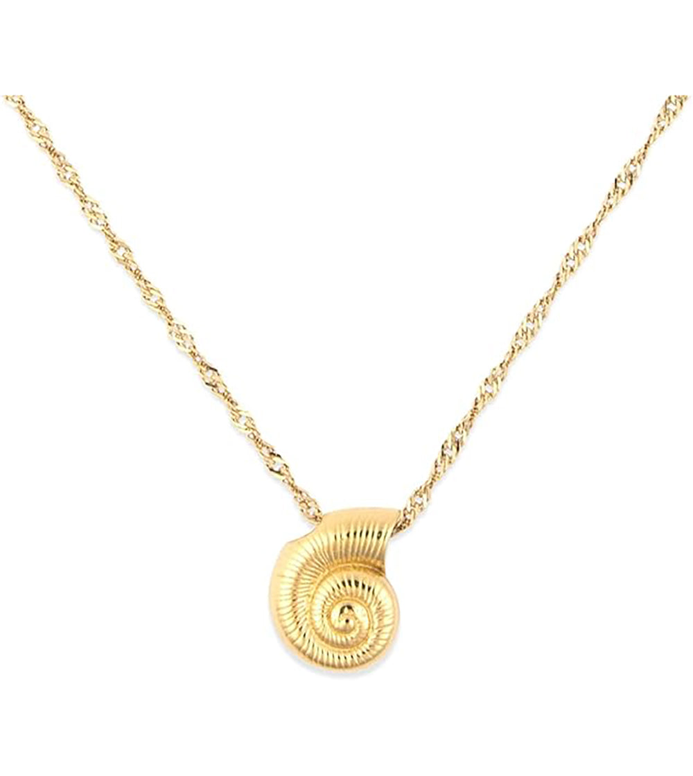 Pura Vida Seashell Pendant Necklace 5PK