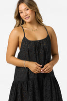 O'NEILL KYLEE MINI COVERUP DRESS BLK-Black XS