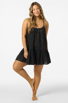 O'NEILL KYLEE MINI COVERUP DRESS BLK-Black S