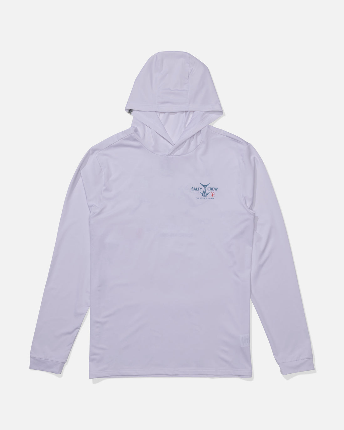 SALTY CREW FISH MARKET HOOD SUNSHIRT White L