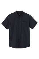 O'NEILL TRVLR PERFORATED STANDARD SS WOVEN SHIRT BLK-BLACK XL