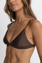 RHYTHM CLASSIC BRALETTE TOP CHO-CHOCOLATE 1XS